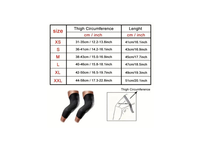 kompresní chrániče kolen