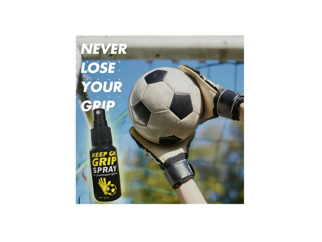 Goalkeeper grip spray
