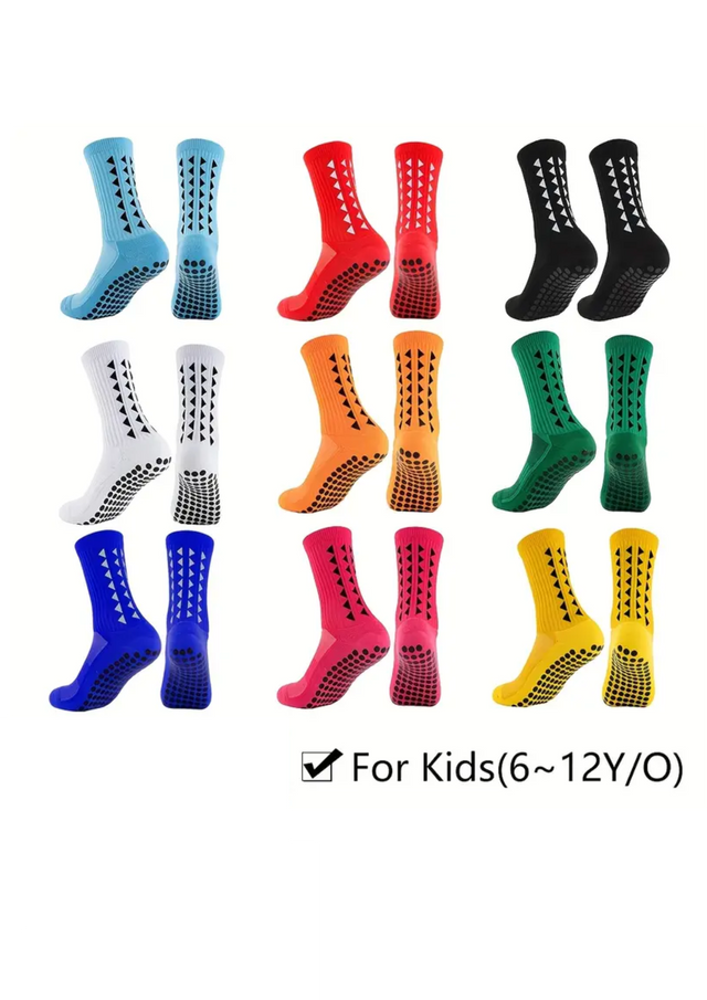 Junior grip socks Argyle